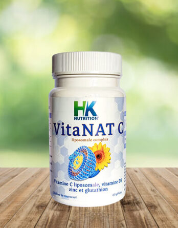 Complex contenant vitamine C liposomale, D3, zinc et glutathion réduit.